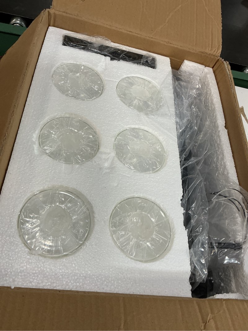 Condition photo showing Good Condition for 6-light black vanity lights 38'' modern bathroom vanity lighting fixtures above mirror? industrial matte bathroom light fixtures, bath wall light fixtures, black wall sconces black 6-light