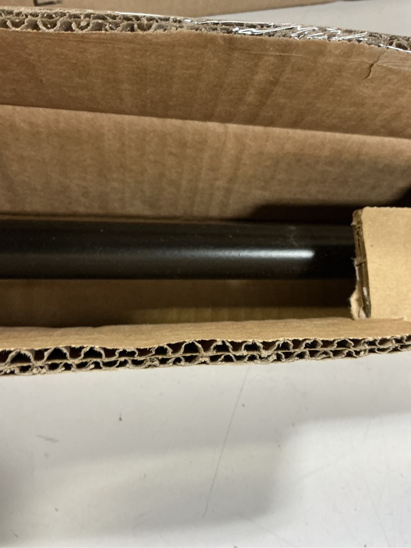 Condition photo showing Good Condition for Amazon Basics Tension Curtain Rod, Adjustable 36-54" Width - Bronze, Classic Finial