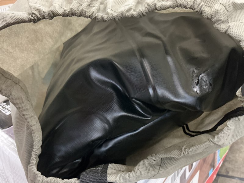 Condition photo showing As Is for ozark trail 13" twin air mattress with built-in usb pump