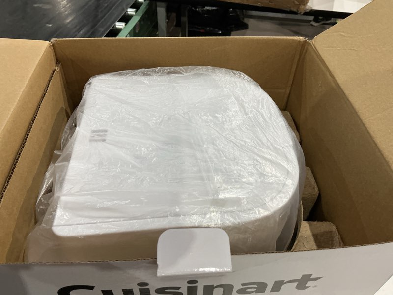 Condition photo showing As Is for cuisinart 12-cup classic programmable coffeemaker, white, 12-cup, programmable, dcc-1120nas white coffeemaker