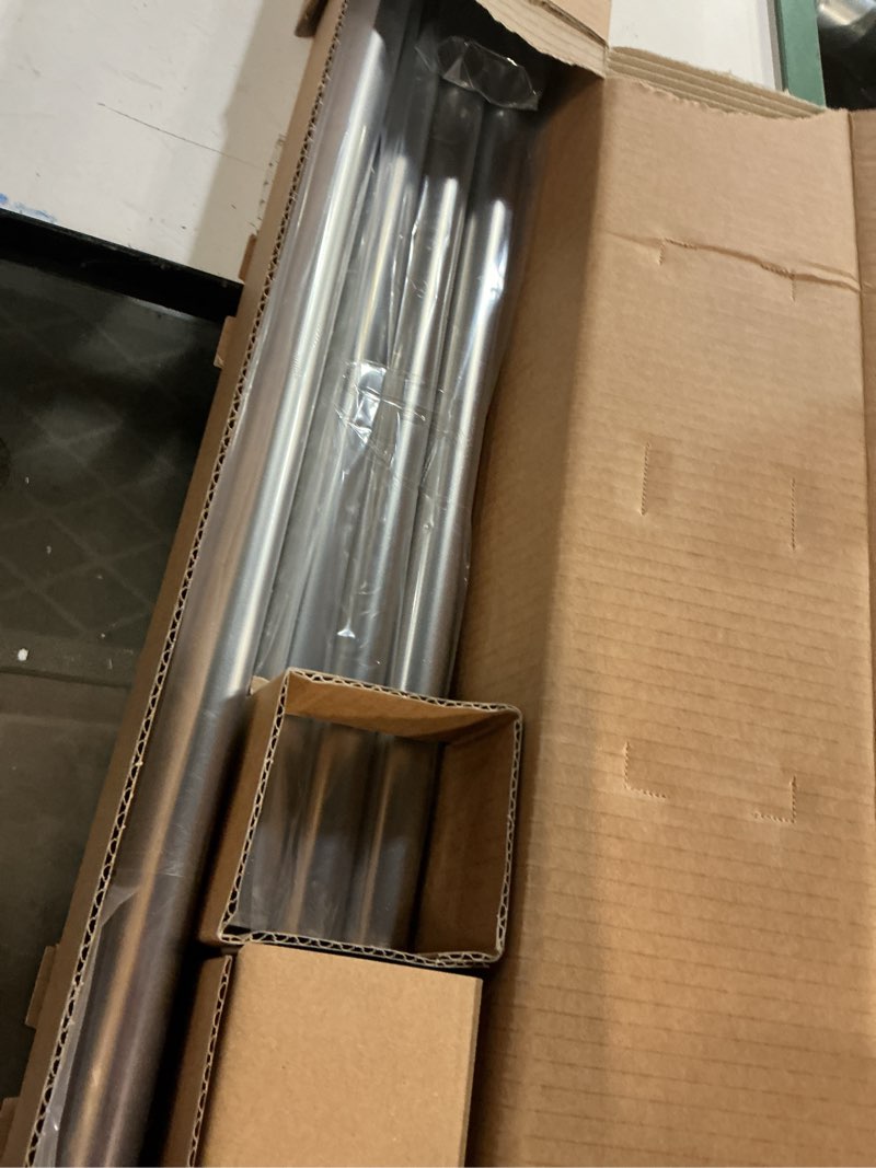 Condition photo showing New/Like New for Ivilon Window Curtain Rod End Cap - 1 inch Pole. 120 to 240 Inch. Satin Nickel 120 to 240 in.