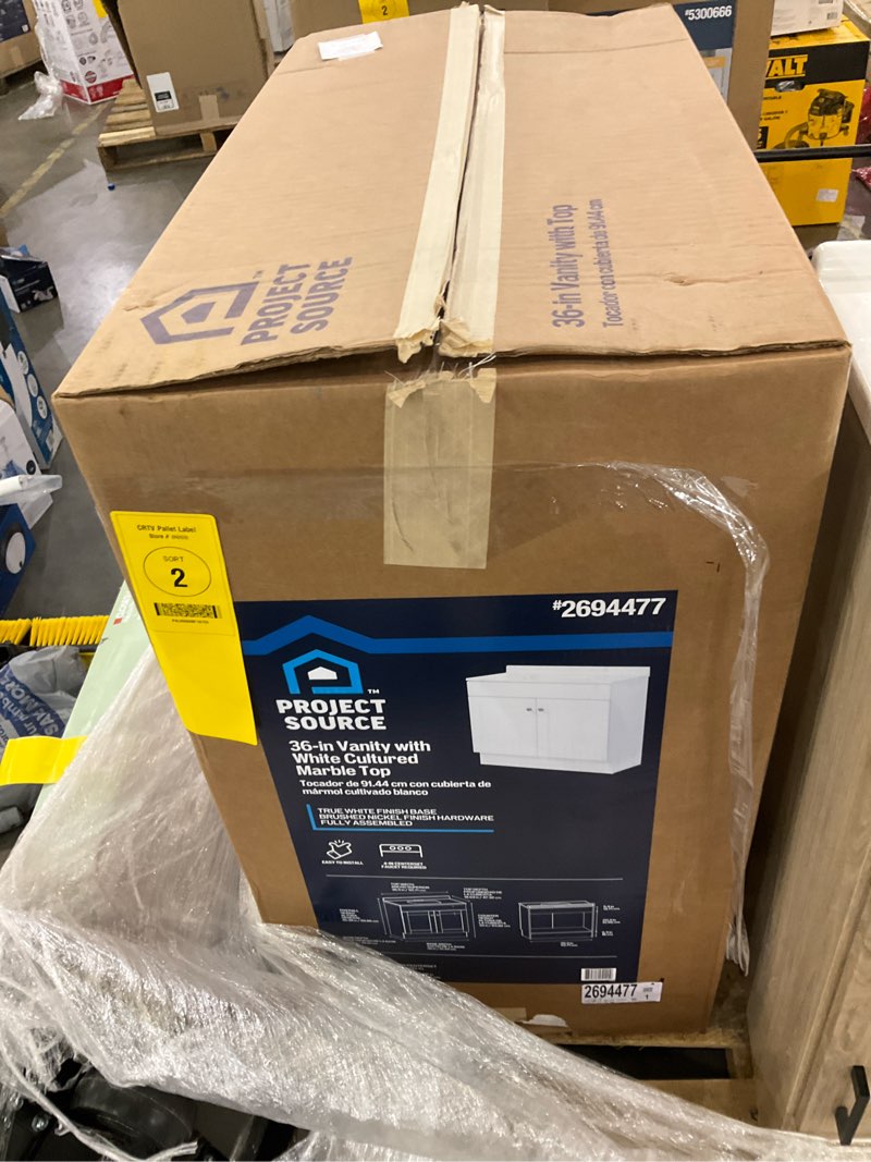 36” vanity sink cabinet