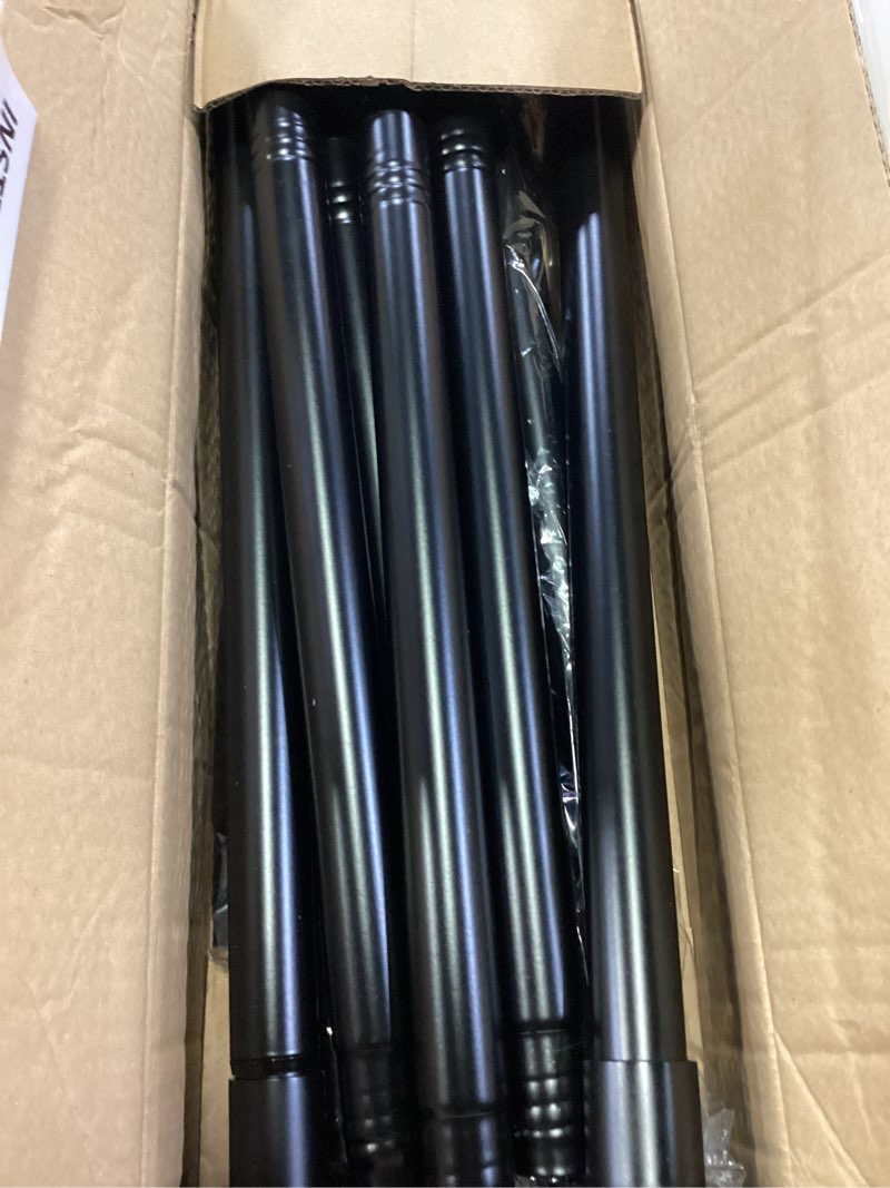 Condition photo showing Good Condition for corklatta 2 pack black shower curtain rod 31 to 80 inch,1 inch diameter adjustable spring tension stainless steel telescopic rod,easy install,no rust 31-80|2 pcs black