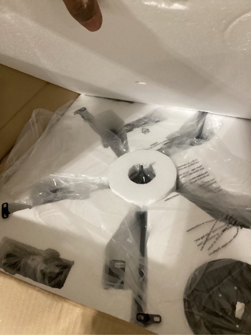 Condition photo showing Good Condition for rustic ceiling fans with lights, 23" deer antler ceiling fan with light, adjustable height, rustic farmhouse ceiling fans for living room, bedroom, hallway, entryway lighting black 23 inch