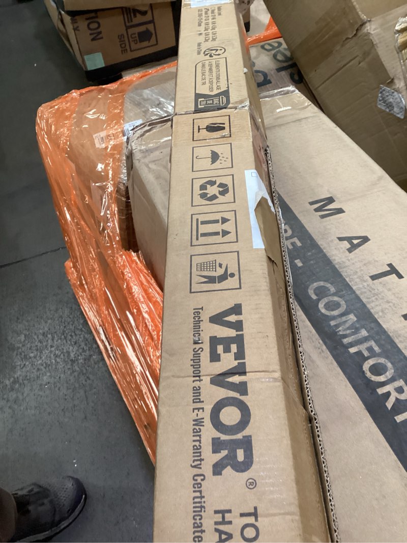 Condition photo showing As Is for Damaged *VEVOR 6-Piece Torpedo Level, 78/48/32/24/16/10 Inch All Magnetic Levels Set, Bubble Vials Ruler for 45/90/180 Degree, Aluminum Alloy Magnetic Box Leveler Tool, Shock-Resistance, SAE and Metric Scale