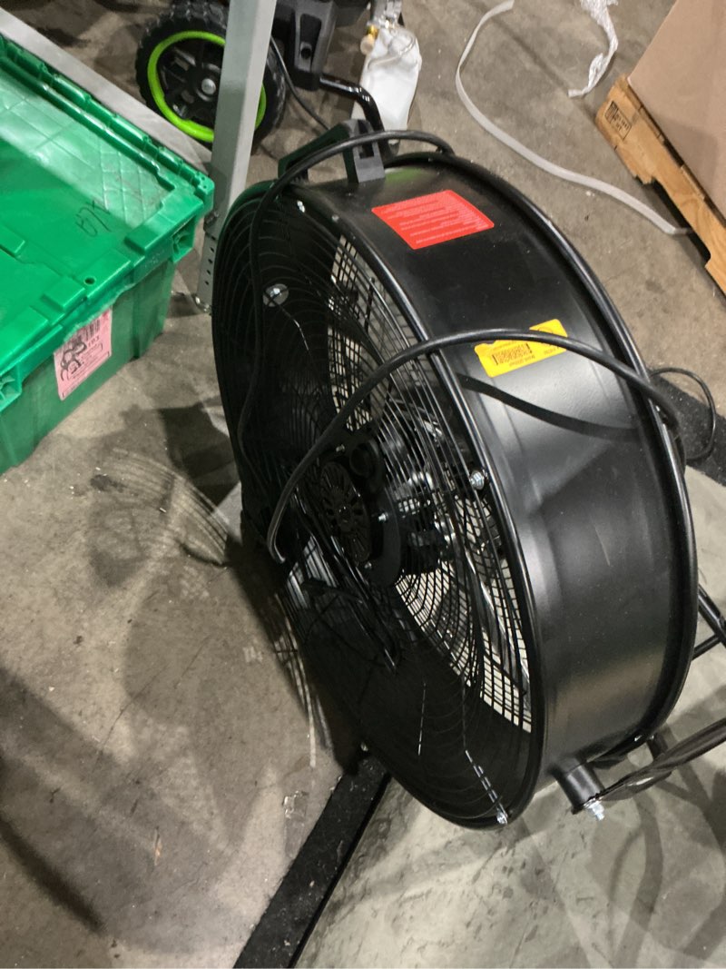 Condition photo showing Good Condition for  utilitech 24-in high velocity indoor industrial fan, in