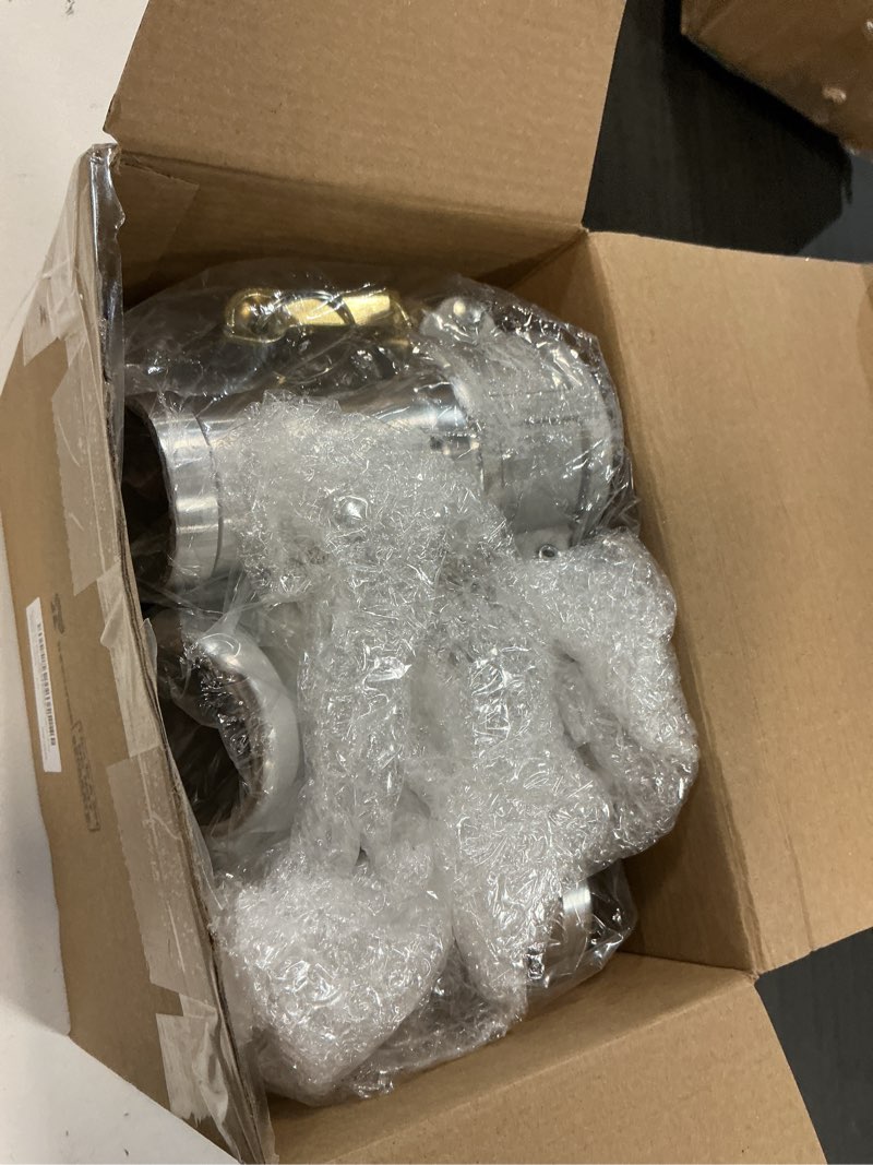 Condition photo showing Good Condition for 4 set camlock fittings type c&e 2 inch aluminum cam and groove hose fitting kit include 2" female coupling cam lock, 2" male adapter camlock, gasket, hose clamps for industrial 2 inch type c&e 4