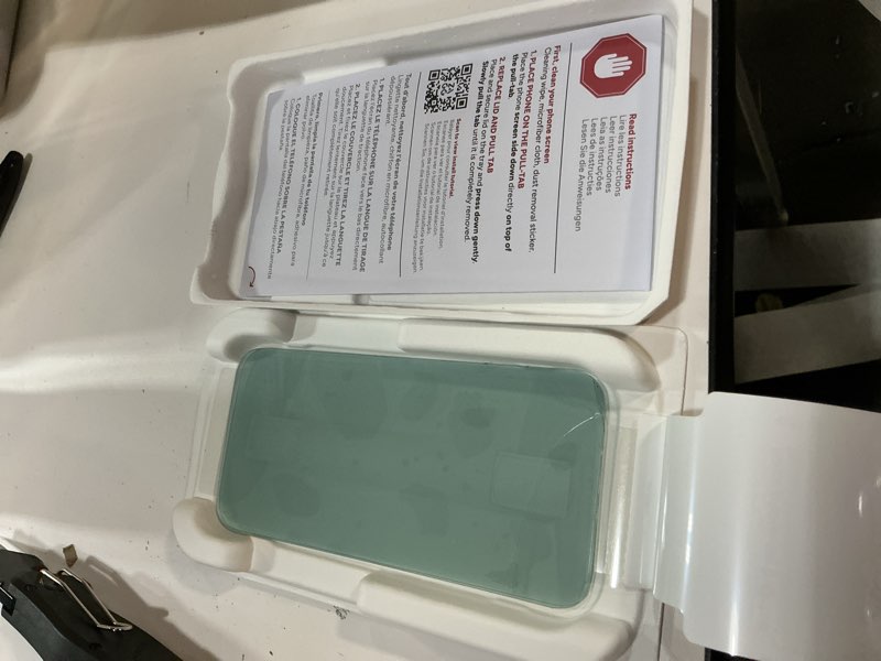 Condition photo showing New/Like New for zagg xtr5 screen protector for iphone 17 pro - glass, blue light protection, 11x stronger, eyesafe cpf60 tech, anti-reflective tech, vibrant color & touch sensitive tempered glass, easy to install