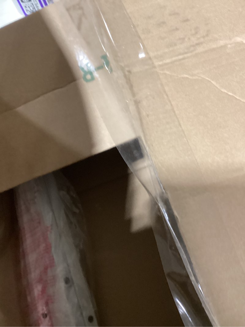 Condition photo showing As Is for White 50" Easel Stand for Wedding Sign 3 Tier Height Metal Display Easel with Adjustable Chain Heavy Duty Floor Display Stand Tripod for Painting Wedding Sign Party Poster