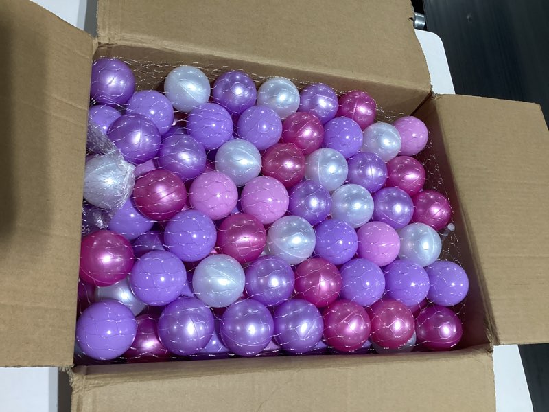 Condition photo showing Good Condition for gogoso ball pits balls for toddlers pack of 50 100 200 plastics shape ball non-phthalate non-bpa non-toxic 2.2-inch crush proof play balls 200 balls pearl purple colors