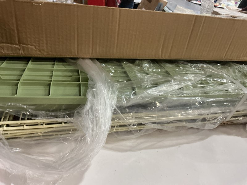 Condition photo showing Good Condition for Cat Cage 2-Tier Indoor Cat Enclosure with Widen Bottom Buckle & Reinforced Locking Clamps DlY Cat Playpen for 1-2 Cats & Small Pets,30" Lx 20" W X 35" H (Green, Two-Tier35") Green Two-Tier35"