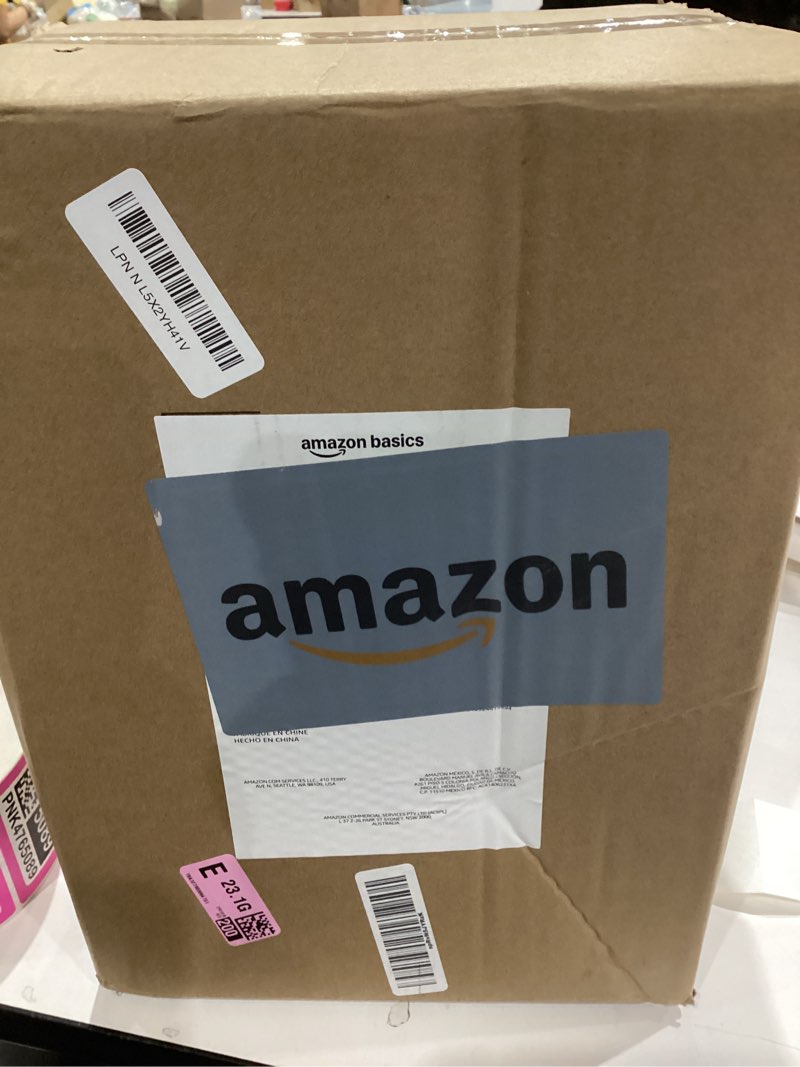 Condition photo showing Good Condition for Amazon Basics Programmable 12 Cup Drip Coffee Maker, Coffee Machine with Glass Coffee Pot (1.9 Qt), Auto Shut-off, Touch Screen, Auto Pause, Removable Filter Basket, Black & Silver 12-Cup Programmable - New Model