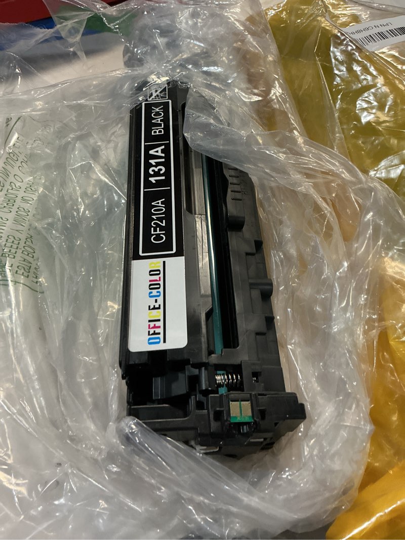 Condition photo showing As Is for 131a black toner cartridge replacement for hp 131a cf210a works with hp laserjet pro 200 color m251nw m251n m276n m276nw printer (2 pack )