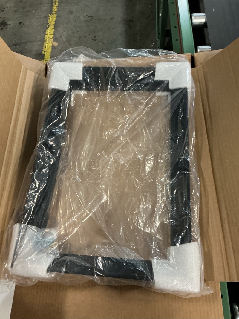 Condition photo showing Good Condition for Texas Art Canvas Floater Frame for 1”to 1.25”Deep Gallery-Wrapped Canvas, Floating Picture Frame for Oil Paintings, Prints and Wall Art, PS Wood-Look Frames with Hanging Kit 12x18 inch Black black 12L" x 18W"