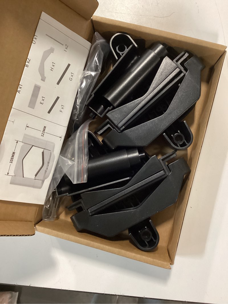 Condition photo showing New/Like New for ?Upgrade? 2 Pcs Baby Gate Banister Adapter – No?Drill Stair Railing Mount, Fits 2–3.5? Round/Square Posts, Compatible with Baby & Pet Safety Gates (Black, Standard-B) Black Standard-B