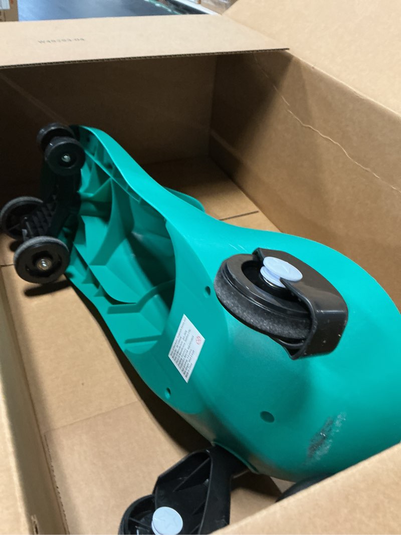 Condition photo showing As Is for wiggle car ride on toy - no batteries, gears or pedals - twist, swivel, go - outdoor ride ons for ki