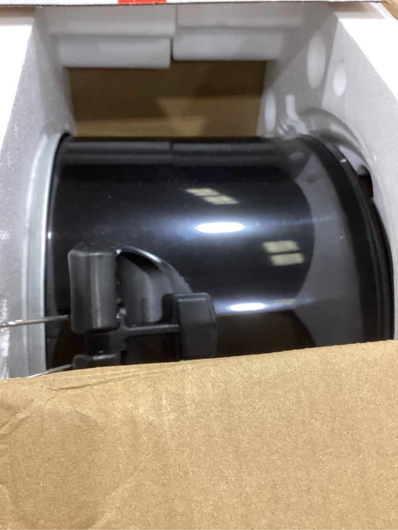 Condition photo showing As Is for Hamilton Beach Slow Cooker, Extra Large 10 Quart, Stay or Go Portable With Lid Lock, Dishwasher Safe Crock, Black (33195) 10 Quarts Black