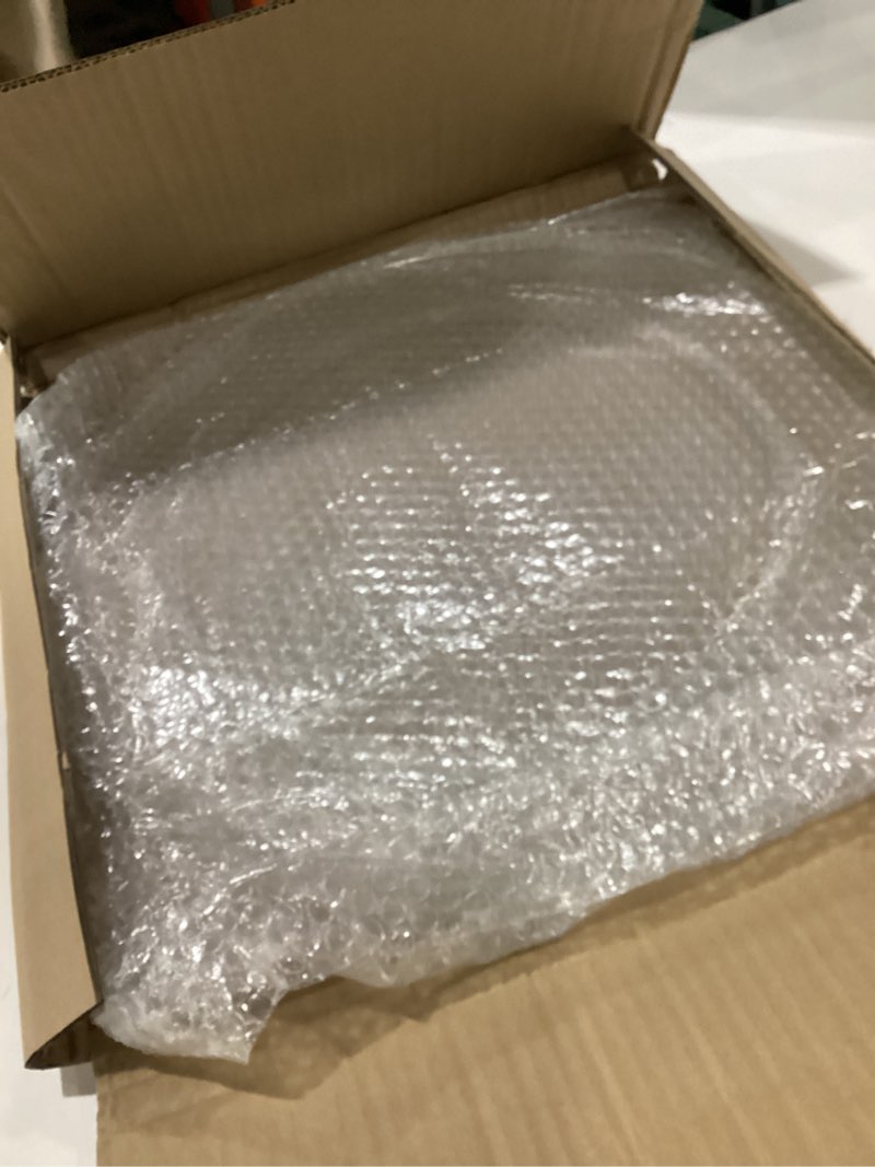 Condition photo showing New/Like New for 16" microwave glass turntable plate, 16" / 40.6cm microwave tray replacement glass plate, glass tray replacement for lg, ge, magic chef, hotpoint, panasonic, kenmore, etc