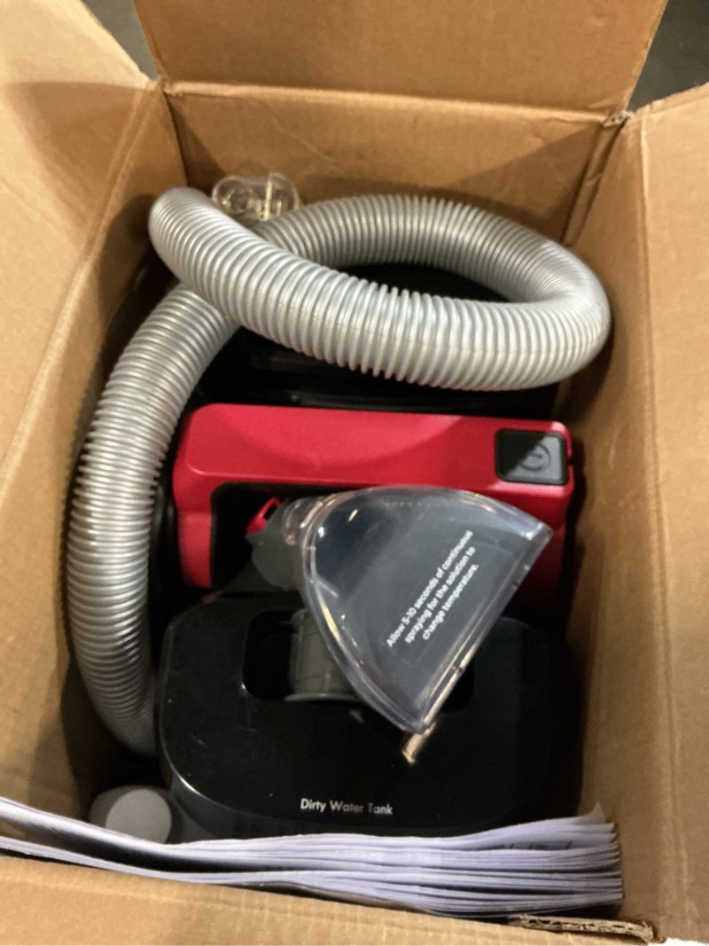 Condition photo showing Good Condition for Kenmore KW1050 SpotLite™ Go Portable Heated Carpet & Upholstery Spot Cleaner, 16Kpa Power Suction with Versatile Tools for Pets, Area Rugs and Couches Heated Spot Cleaner