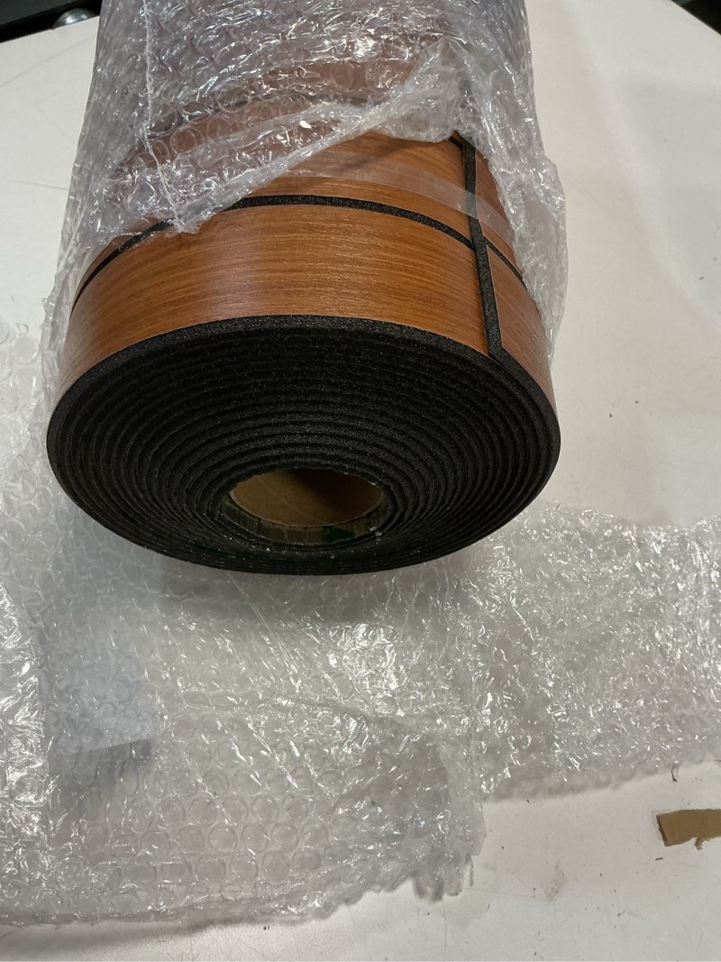 Condition photo showing New/Like New for Peel and Stick PVC Slat Wall Panel 236"x15.75" Self-Adhesive Thick Faux Walnut Wood Grain Wallpaper Panel 3D Soundproof Wall Panels for Walls & Ceilings 15.8" x 236" Walnut