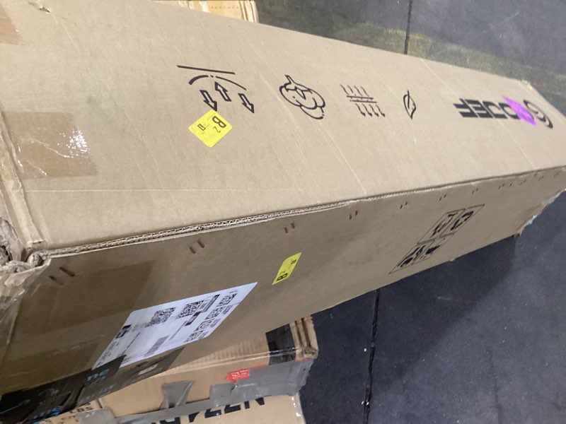 Condition photo showing As Is for full size mattress, 12 inch hybrid memory foam mattress in a box with pocket springs, medium firmness, pressure relief & motion isolation, certipur-us certified 12 inch full