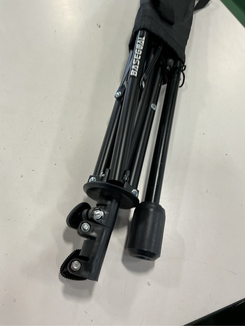 Condition photo showing As Is for BaseGoal Batting Tee Baseball Tee,Softball Travel Portable Tee Tripod Stand Rubber Tee for Batting Training Practice with Carrying Bag New Tee Black