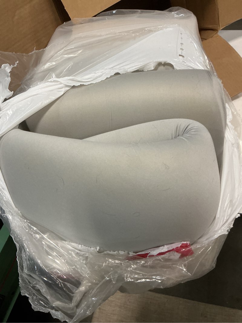 Condition photo showing As Is for foam ball pit, 35.4"x 11.8" ball pits for toddlers, soft round kiddie baby playpen ball pool for kids, ideal gift for babies indoor and outdoor game, grey, (balls not included) 35.43 in grey