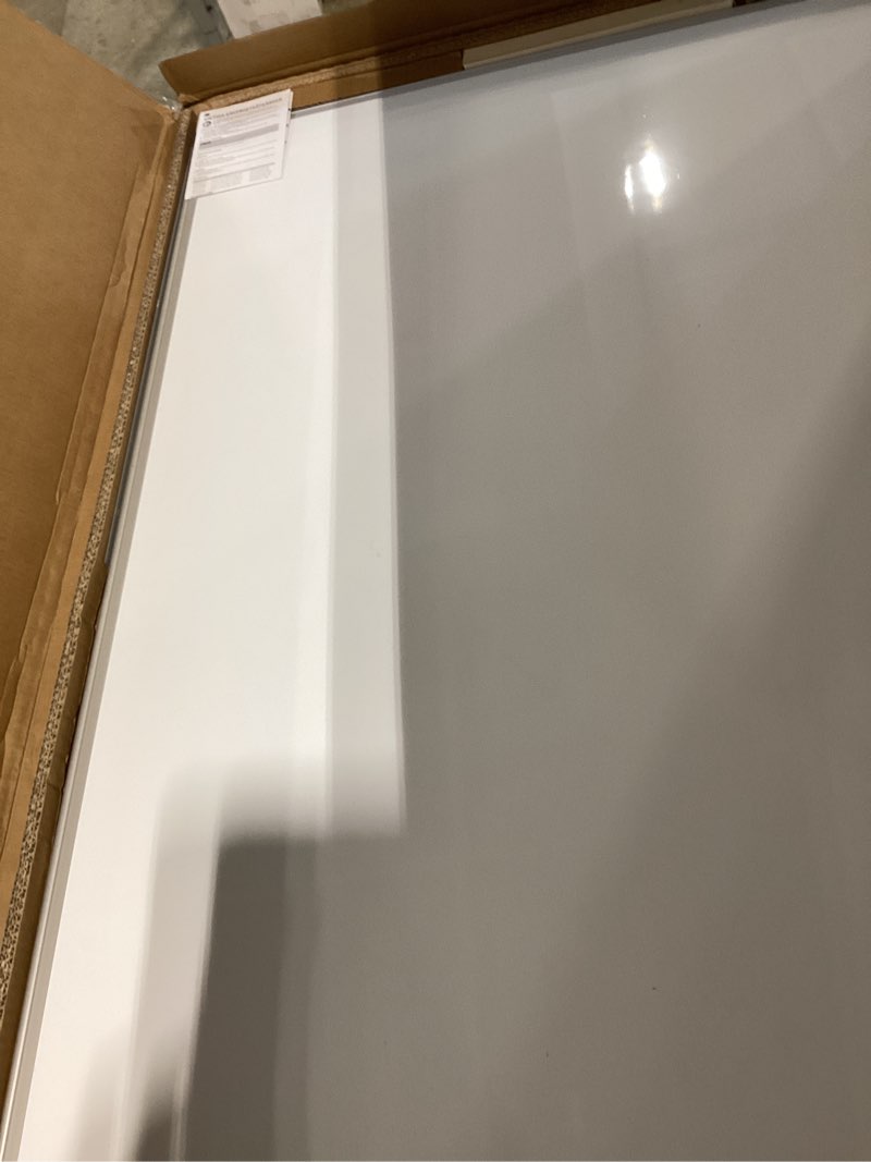 Condition photo showing New/Like New for amazon basics magnetic whiteboard/dry erase board, 36 x 48-inch, aluminum frame, silver/white silver/white 36 x 48-inch
