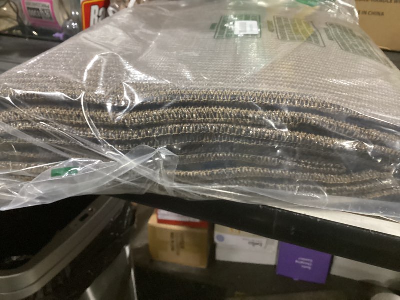 Condition photo showing Good Condition for shade&beyond 90% sun shade cloth with grommets, 10' x 12' pergola shade cover canopy, mesh tarp sun screens for patio, outdoor, garden, backyard, mocha 1 0' x 1 2' mocha