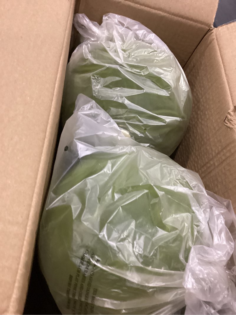 Condition photo showing Good Condition for Lanpn 4 Pcs 8" Large Christmas Ornaments, Oversized Velvet Xmas Tree Ball, Big Flocked Christmas Tree Ornament, Shatterproof Plastic Balls for Lawn Yard Holiday Hanging Decor, Green Green 8"/ 4 pcs