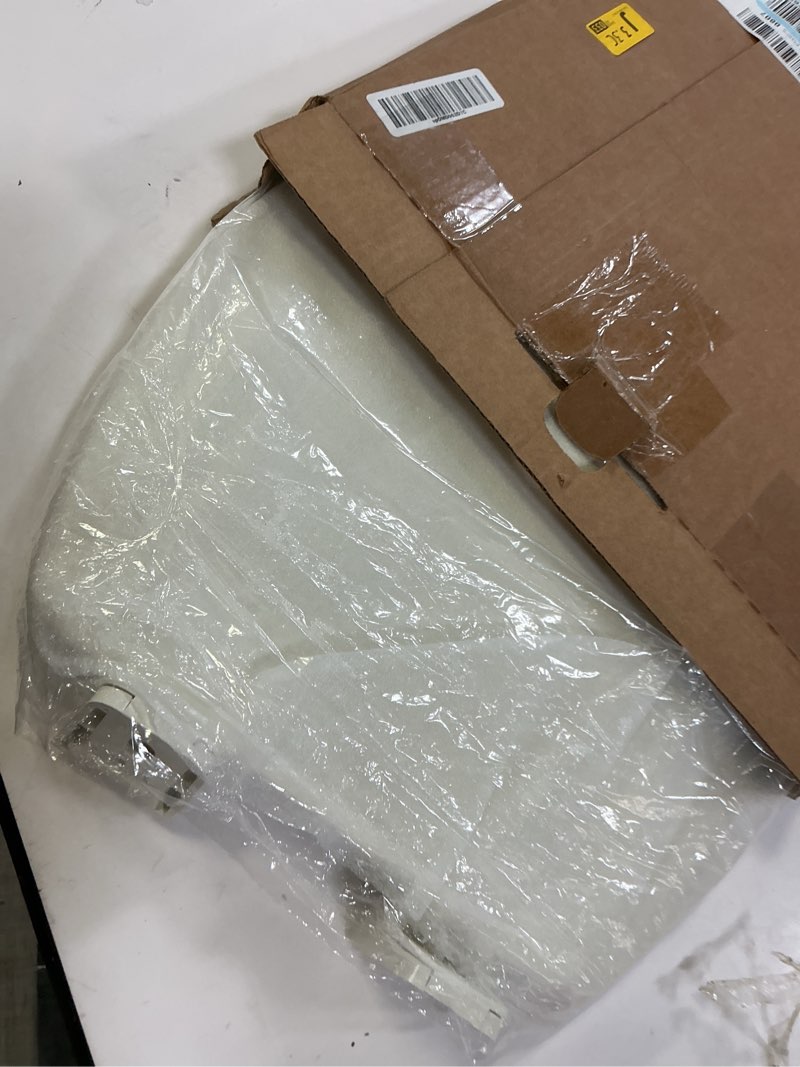 Condition photo showing Good Condition for centoco elongated wooden toilet seat, residential, closed front with cover, made in the usa, dsamaz9-416, biscuit