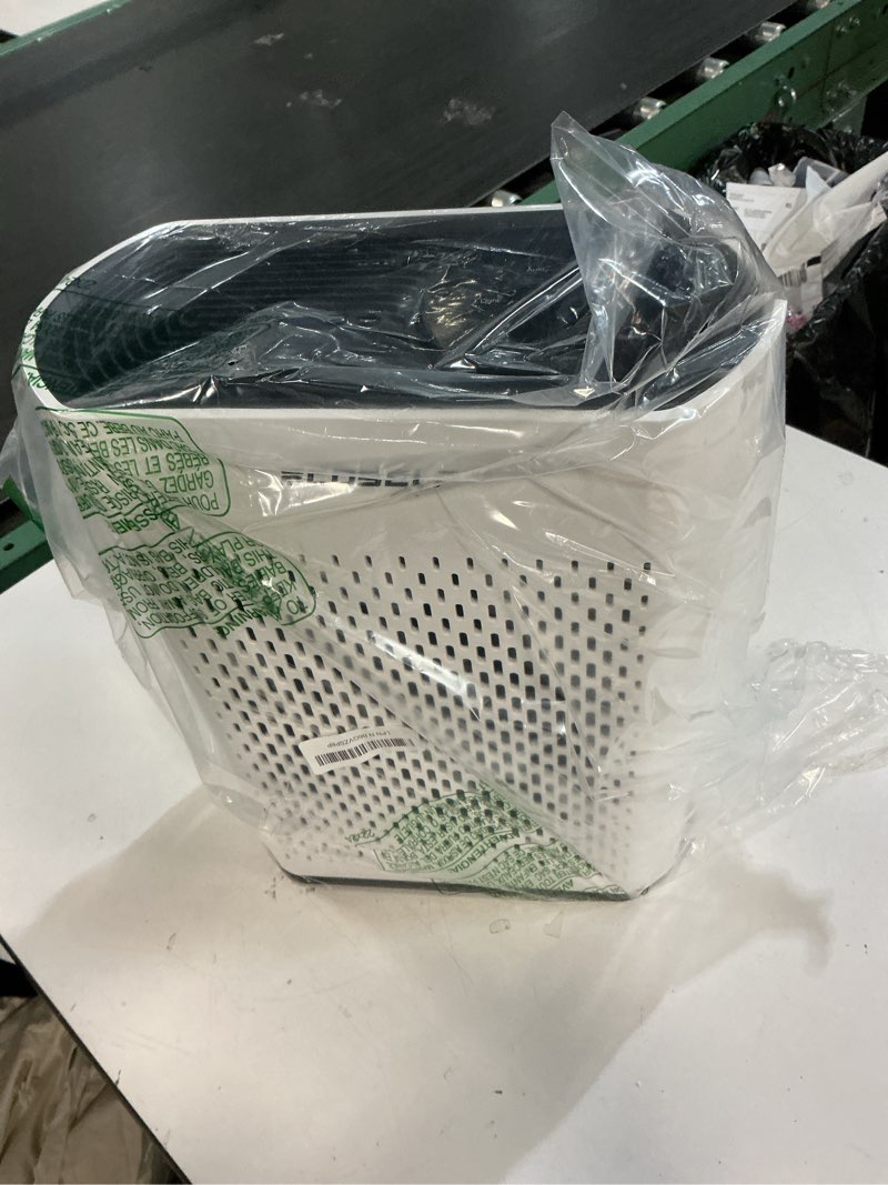 Condition photo showing As Is for powerful air purifiers for home large room up to 2400 ft², ecoself hepa air purifier with pm 2.5 air quality display 20db sleep mode, air purifiers for bedroom office living room white