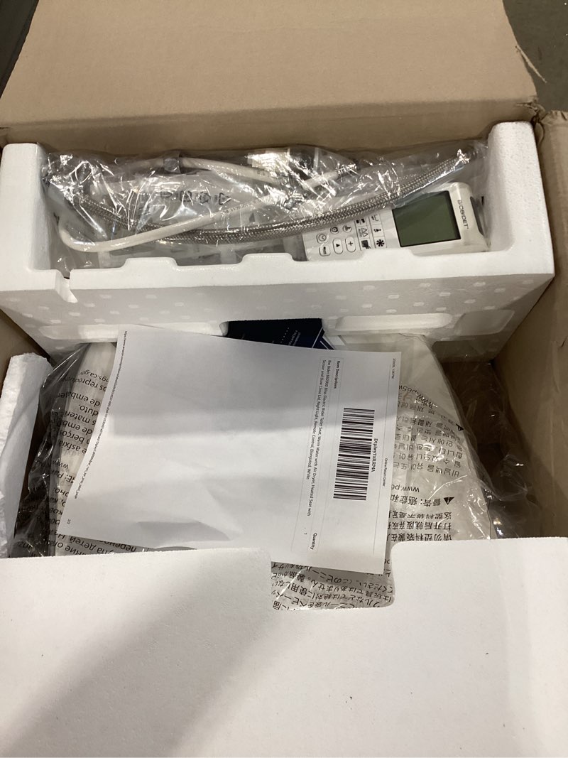 Condition photo showing New/Like New for Bio Bidet BB2000 Bliss Electric Bidet Toilet Seat, Warm Water with Air Dryer, Heated Seat with Sensor and Slow Close Lid, Night Light, Remote Control, Elongated, White Elongated Premium Bidet