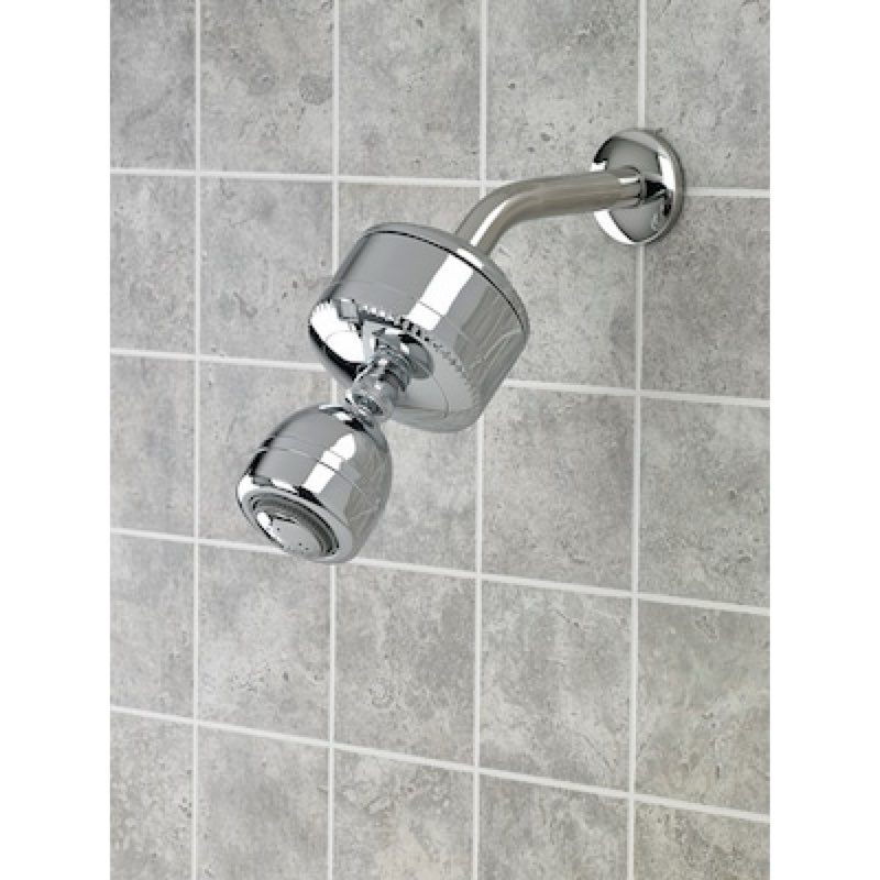 sprite slim-line chrome chlorgon shower head filter attachment 6-months -filter life