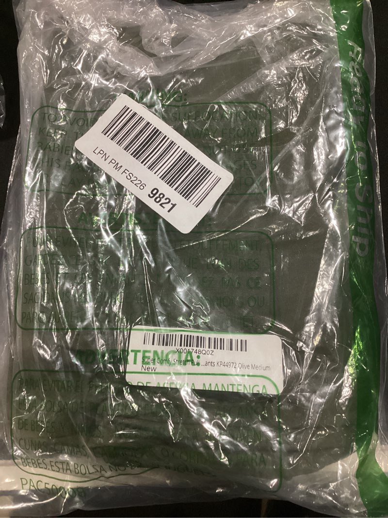 Condition photo showing Good Condition for hybrid & company super comfy stretch with full elastic waist pull on millennium twill pant medium olive
