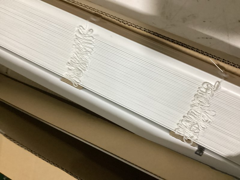 Condition photo showing Good Condition for lush decor melody bow valance curtain 52" w x 18" l +3" blush - bow curtains - kitchen valances for windows - coquette valance curtains for bathroom blush 52"w x 18"l (pack of 1)