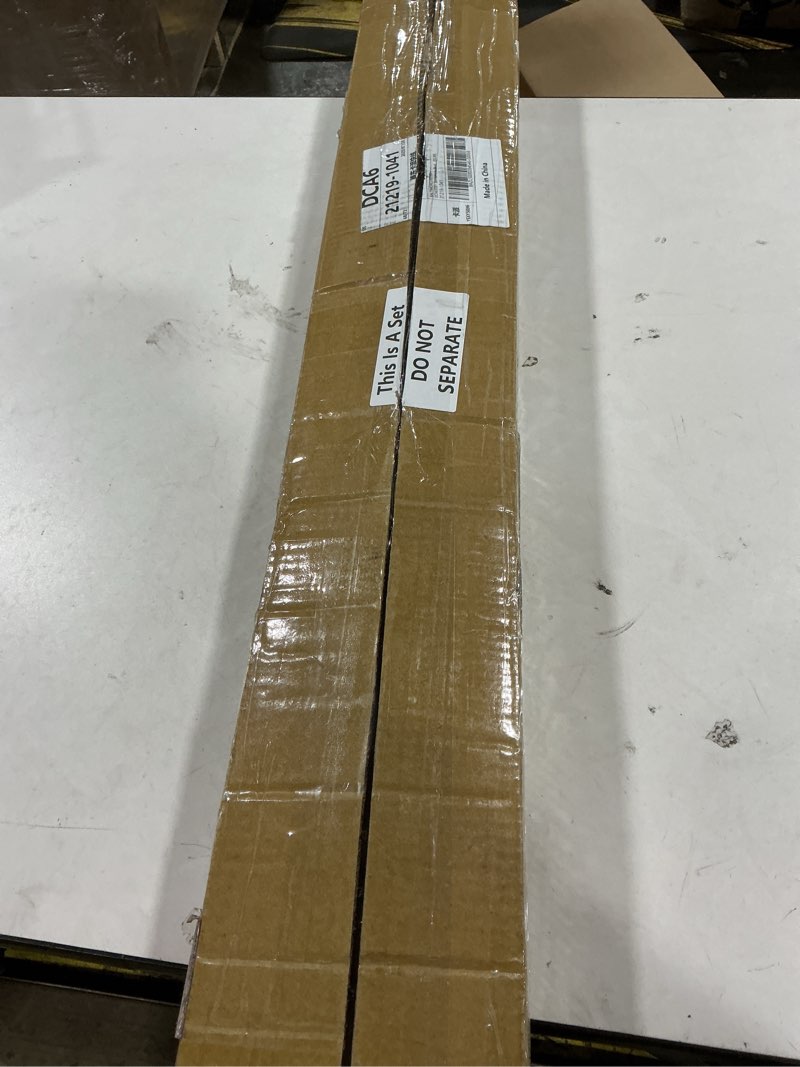 Condition photo showing As Is for Rossesay 2 Pack Christmas Lighted White Birch Tree with Warm Lights, Outdoor Artificial Light up Whi