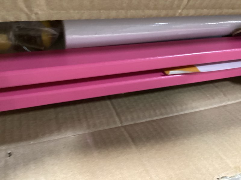 Condition photo showing As Is for Joyooss Art Easel for Kids Easel for Toddlers,Adjustable Painting Station Wooden Easel Toddler Easels Kids Board Whiteboard & Chalk Board,Art Easel for Kid Age 4-8 9-12 Kid Easel Rose Red Easel