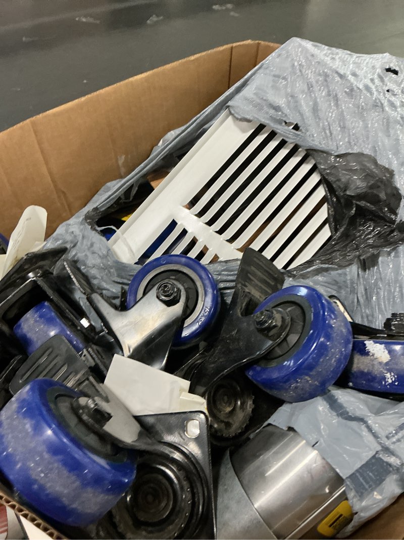 Condition photo showing As Is for Assorted Home Improvement Lot (Small Tools, Screw, Home Accessories, etc.)