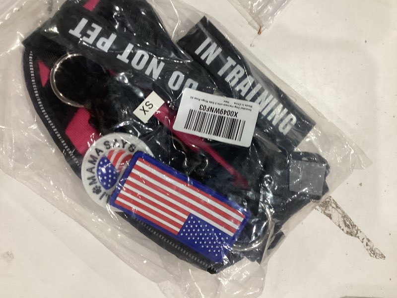 Condition photo showing Good Condition for Essential Dog Harness with 3 Leash Clips - No-Pull, Adjustable, Comfortable Pet Vest Harness for Small to Large Dogs - Easy On, No Choke, Reflective, Padded Harness for Walking and Training XS(Neck:11-14",Chest:14-16") Black