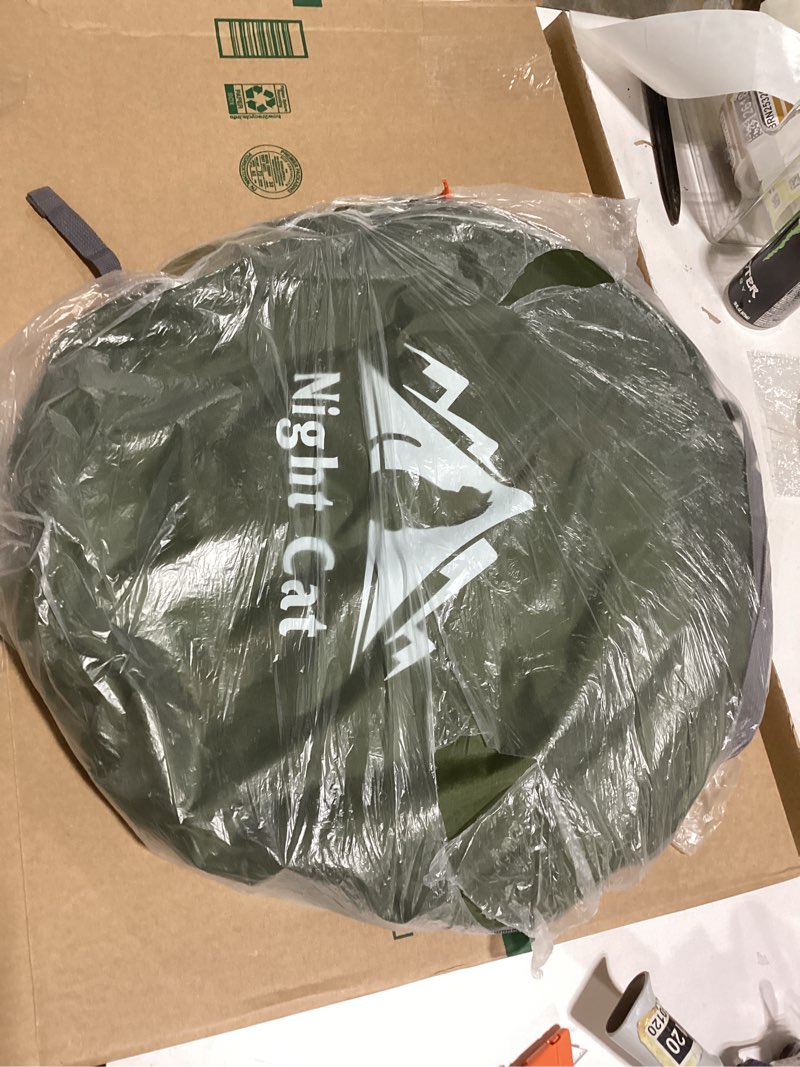 Night Cat Pop-up Camping Tent: 1 Person Tent Waterproof Instant Easy Setup Outdoor Tent