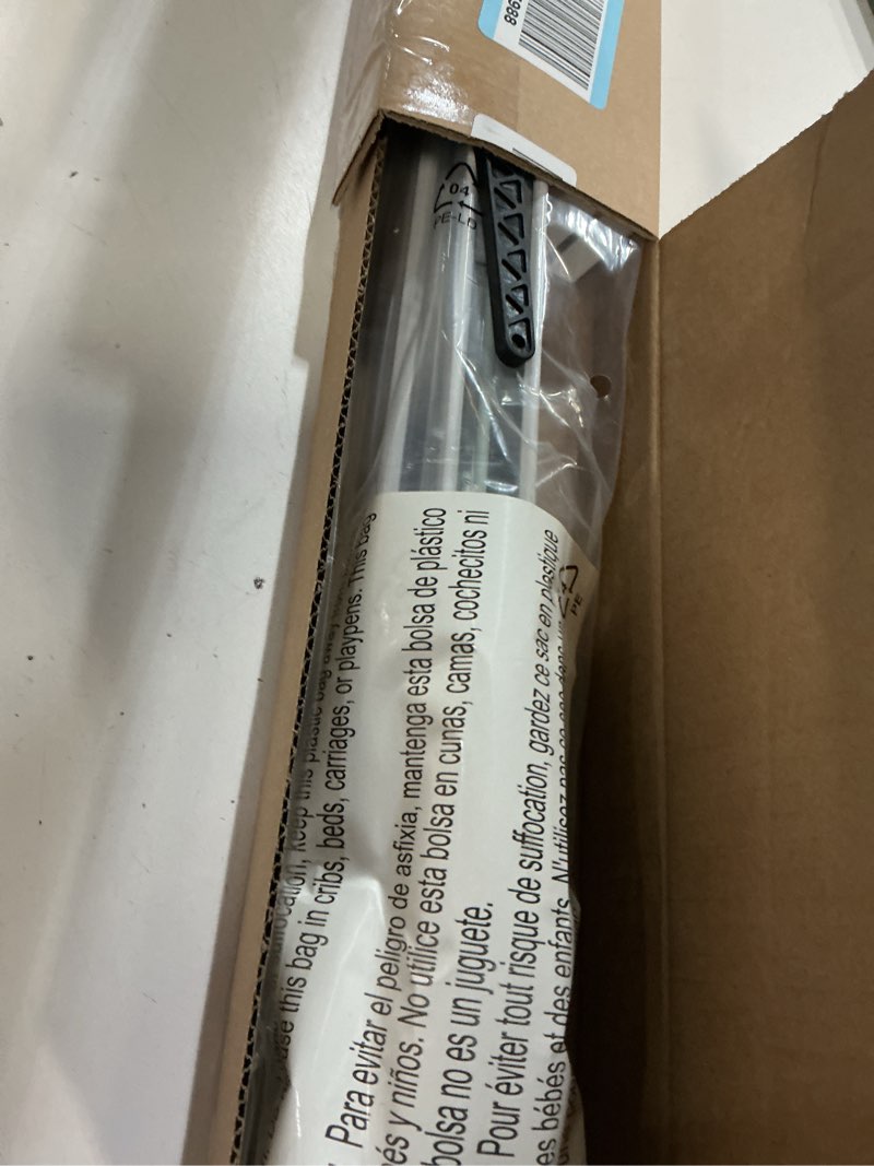 Condition photo showing Good Condition for LazBlinds No Tools-No Drill 1" Aluminum Mini Blinds, Cordless Blinds for Indoor Windows, Light Filtering Horizontal Blinds and Shades for Window Size 27'' W x 48'' H, White No Drill-white 27'' W x 48'' H