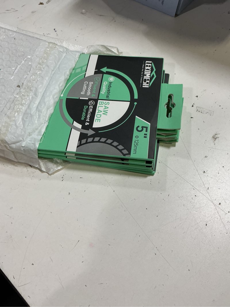 Condition photo showing New/Like New for rock slab grinding disc - 5 inch glass cutter disc(5pcs), granite cutting blade, diamond grinder wheel for rock slab, stone, tile, marble, granite, glass diamond saw blades 5 inch(125mm) 5