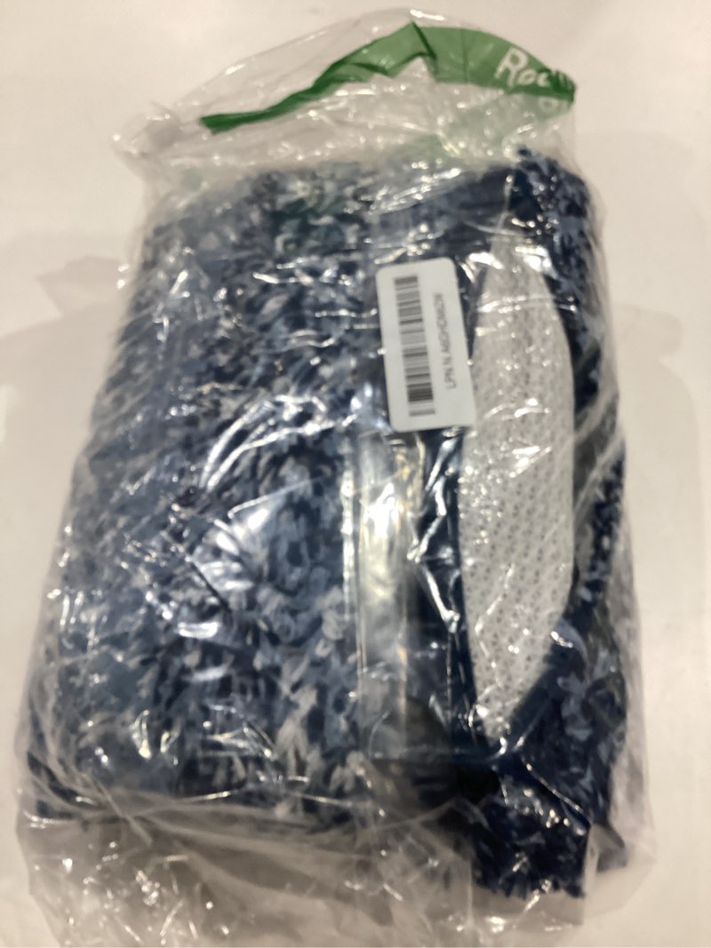 Condition photo showing Good Condition for Arotive Microfiber Bathroom Rugs, Shaggy Soft and Absorbent Bath Rug, Non-Slip, Thick Plush Machine Washable Dry Bath Mats for Bathroom, Tub and Shower, 24x24, Blue, Round Blue Round 24" x 24" Round