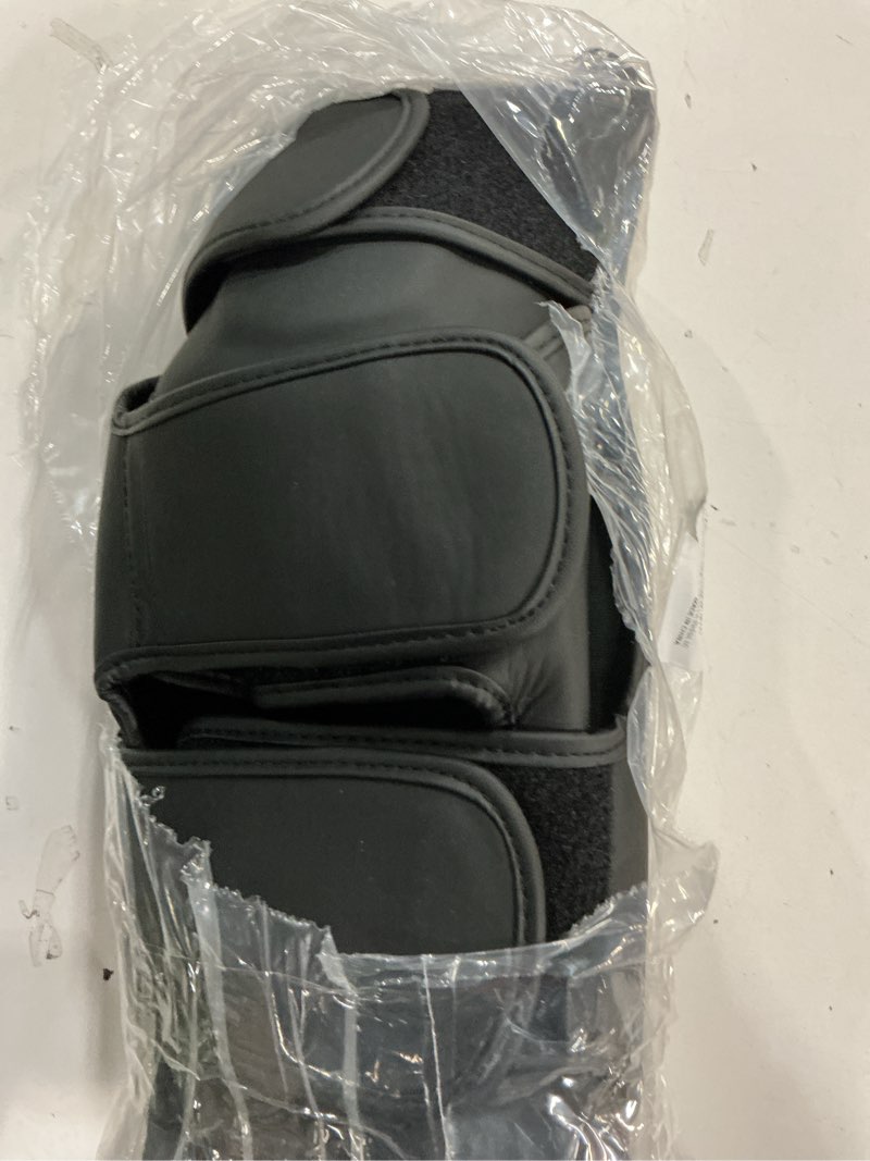 Condition photo showing Good Condition for Muay Thai Shin Guards MMA Kickboxing Leg Instep Protective Pads, Martial Art Sparring Gear for BJJ Karate Boxing Taekwondo Training, Men Adults Kids Black Medium
