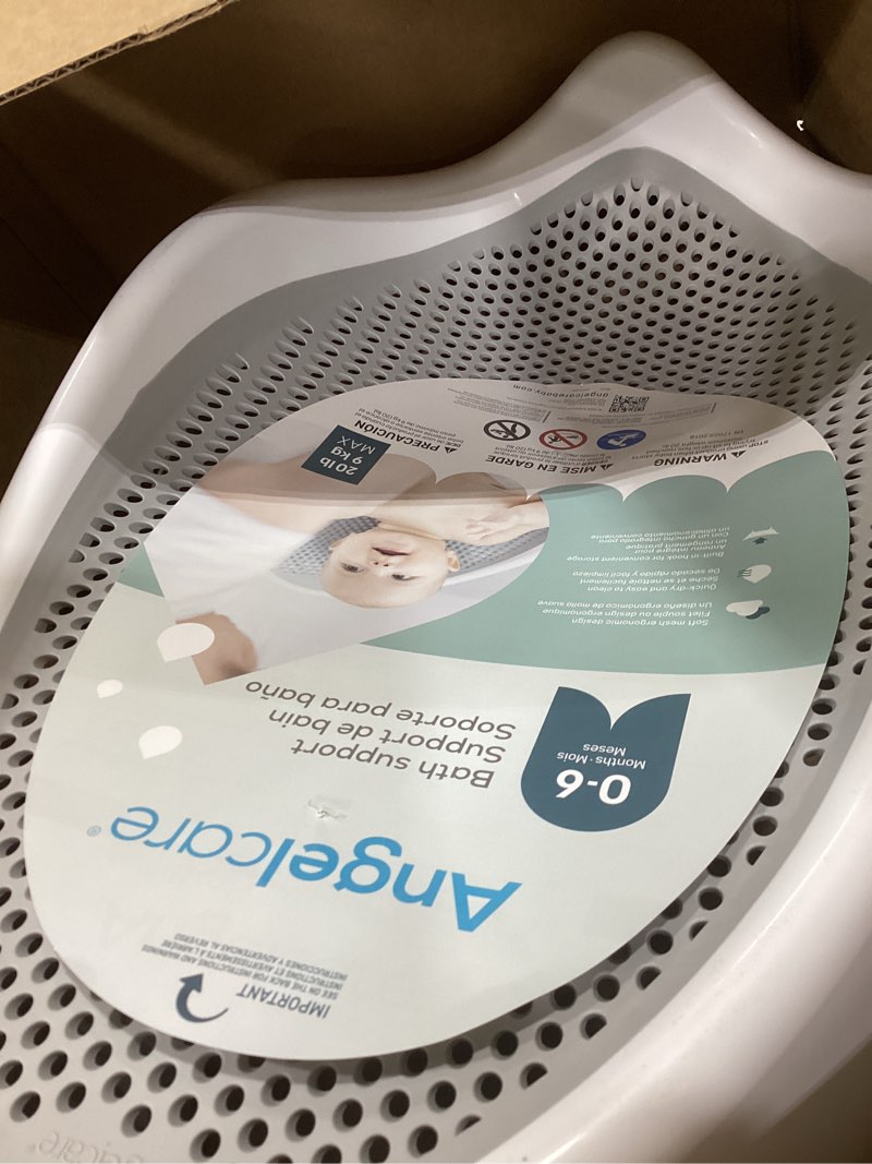 Condition photo showing As Is for angelcare baby bath support (gray) | ideal for babies less than 6 months old