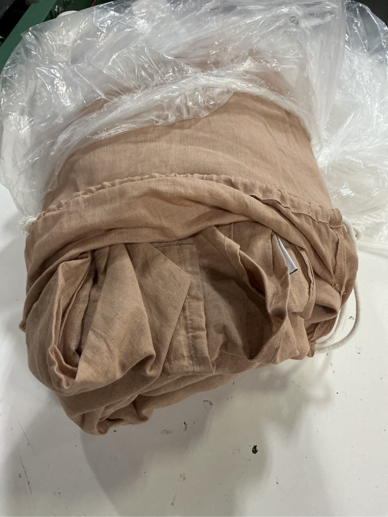 Condition photo showing Good Condition for european linen duvet cover, king/cal king, desert sunset