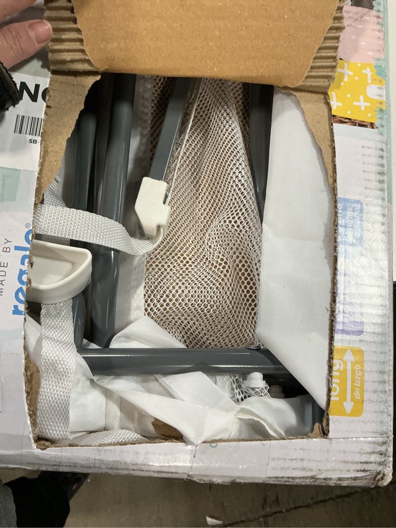 Condition photo showing As Is for Regalo Swing Down 54-Inch Extra Long Bed Rail Guard, with Reinforced Anchor Safety System