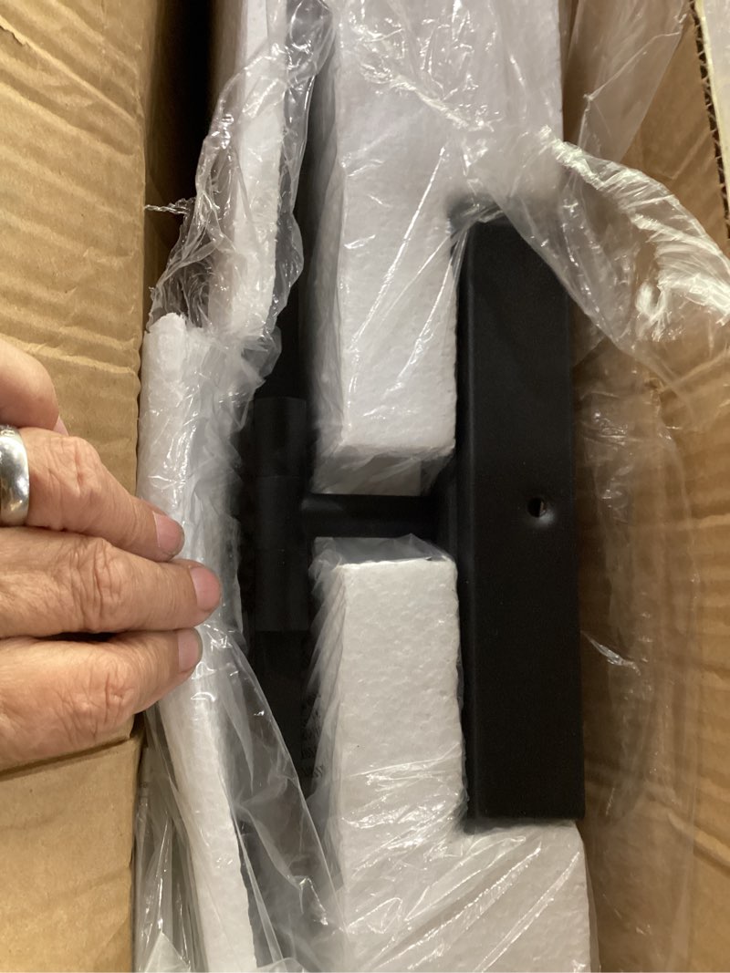Condition photo showing Good Condition for volisun modern bathroom vanity light 15.7 inch, rotatable, 12w dimmable 5cct led bathroom light fixture over mirror, black bar vanity light for bathroom mirror restroom-etl certificated black 15.7 inch
