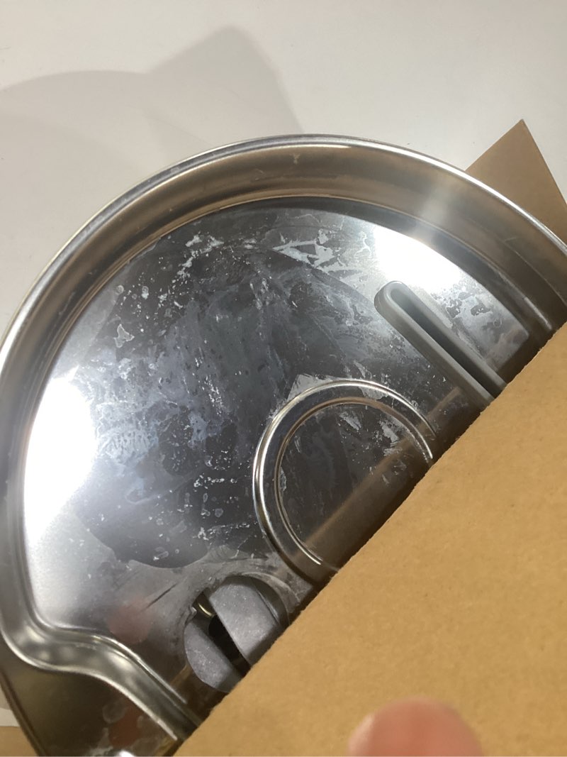 Condition photo showing Good Condition for cat water fountain stainless steel: 74oz/2.2l cat fountain for drinking | pet water fountain inside - automatic dog watering dispenser bowl - pet feeding & watering supplies